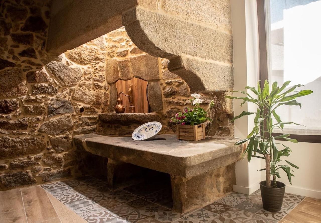 Casa Bretema En 1ª Linea De Playa Villa Boiro Kültér fotó